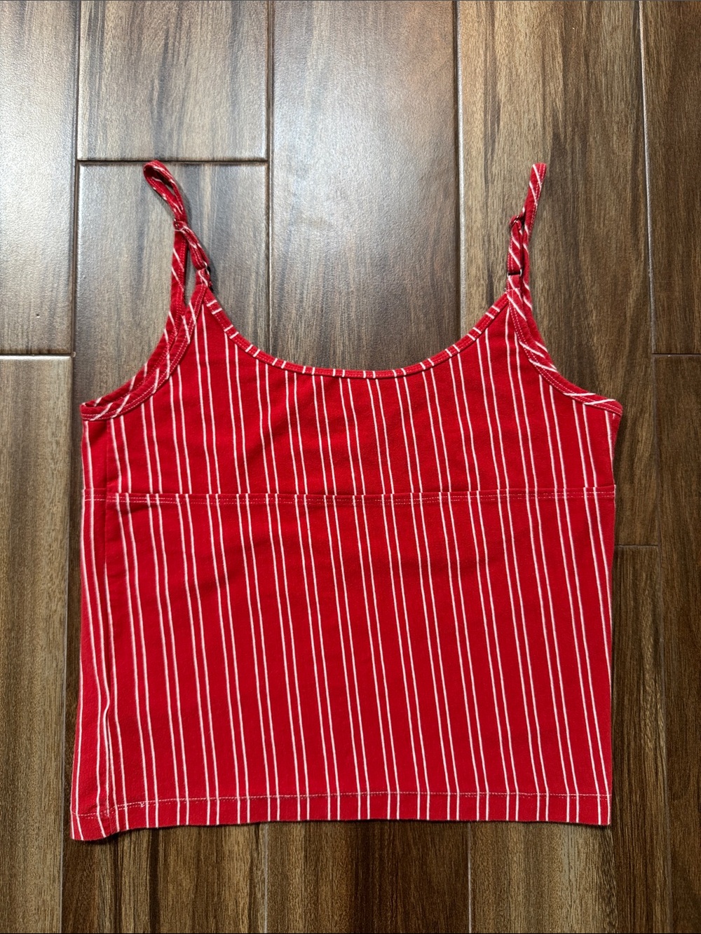 Pilcro Rust Stripe Scoop Neck Tank Top - Picture 11 of 12